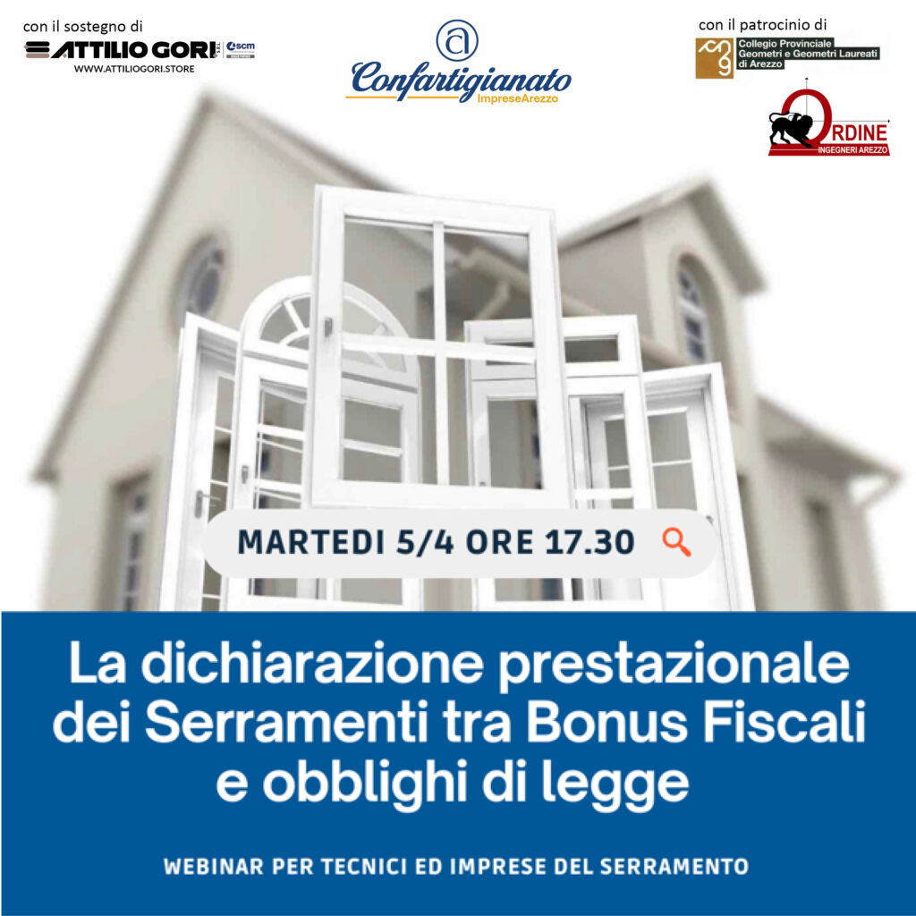 La dichiarazione prestazionale dei Serramenti tra bonus fiscali e obblighi di legge